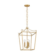 Visual Comfort KSC1183 Carlyle 3-lt 14" Pendant - Burnished Brass
