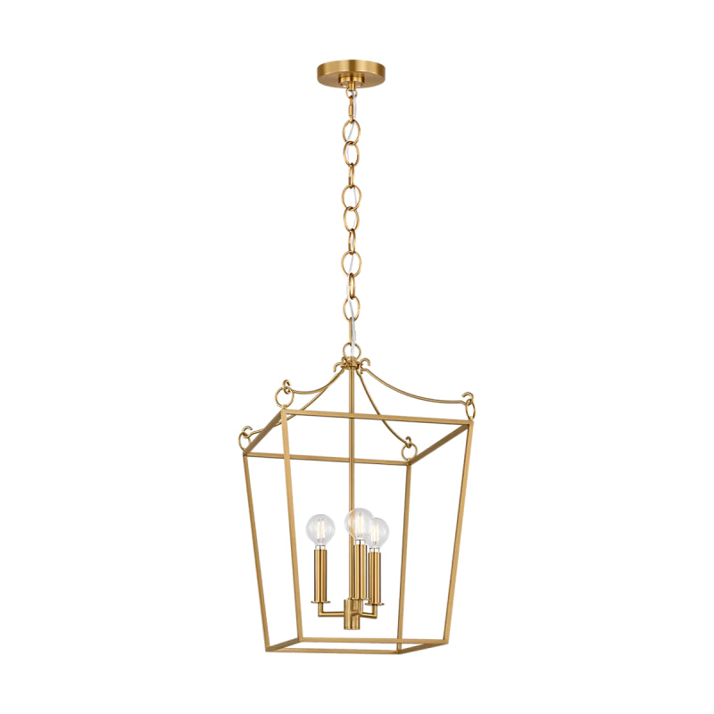Visual Comfort KSC1183 Carlyle 3-lt 14" Pendant - Burnished Brass