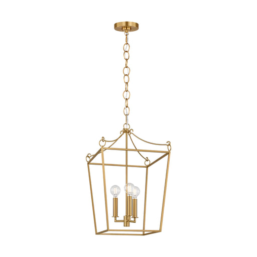 Visual Comfort KSC1183 Carlyle 3-lt 14" Pendant - Burnished Brass