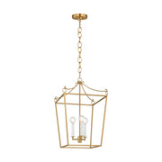 Visual Comfort KSC1183 Carlyle 3-lt 14" Pendant - Burnished Brass