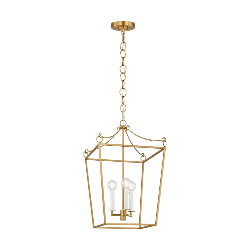 Visual Comfort KSC1183 Carlyle 3-lt 14" Pendant - Burnished Brass