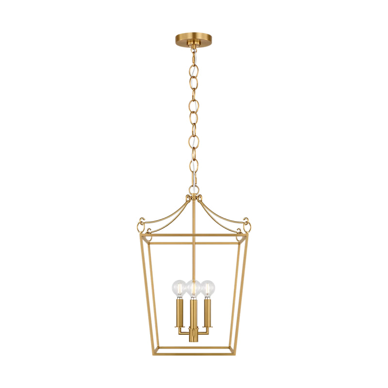 Visual Comfort KSC1183 Carlyle 3-lt 14" Pendant - Burnished Brass
