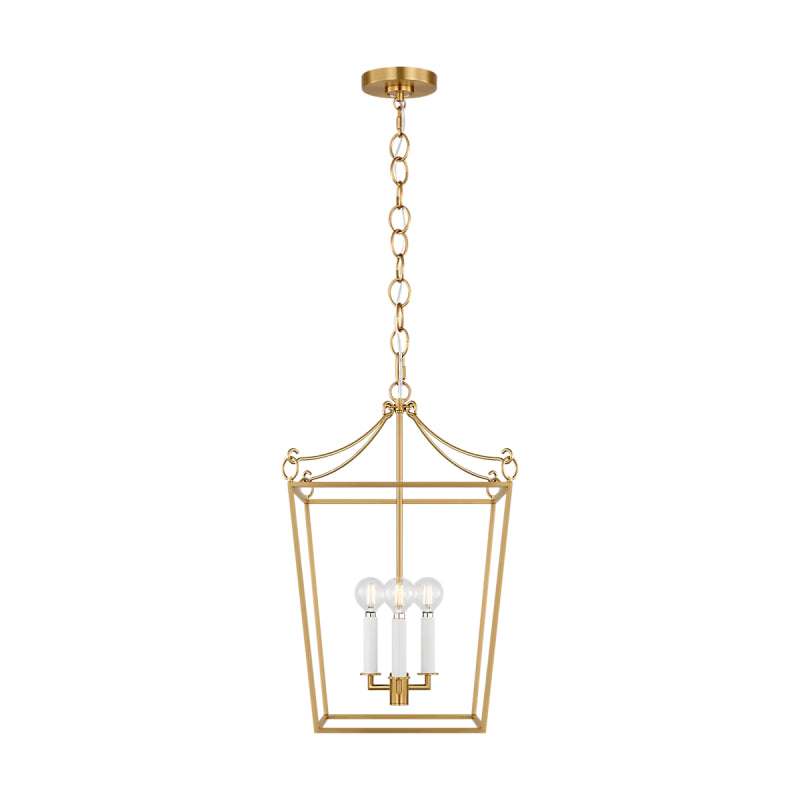 Visual Comfort KSC1183 Carlyle 3-lt 14" Pendant - Burnished Brass