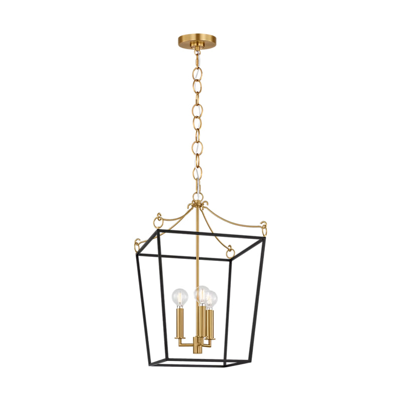 Visual Comfort KSC1183 Carlyle 3-lt 14" Pendant - Midnight Black