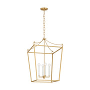 Visual Comfort KSC1194 Carlyle 4-lt 21" Pendant - Burnished Brass