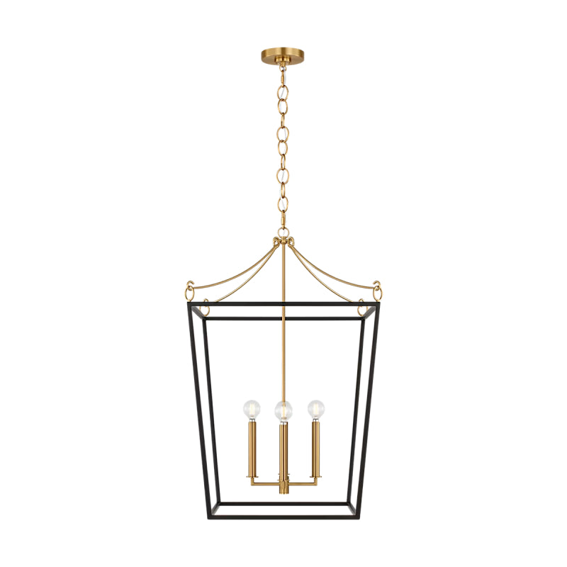 Visual Comfort KSC1194 Carlyle 4-lt 21" Pendant - Midnight Black