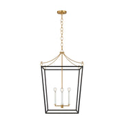 Visual Comfort KSC1194 Carlyle 4-lt 21" Pendant - Midnight Black