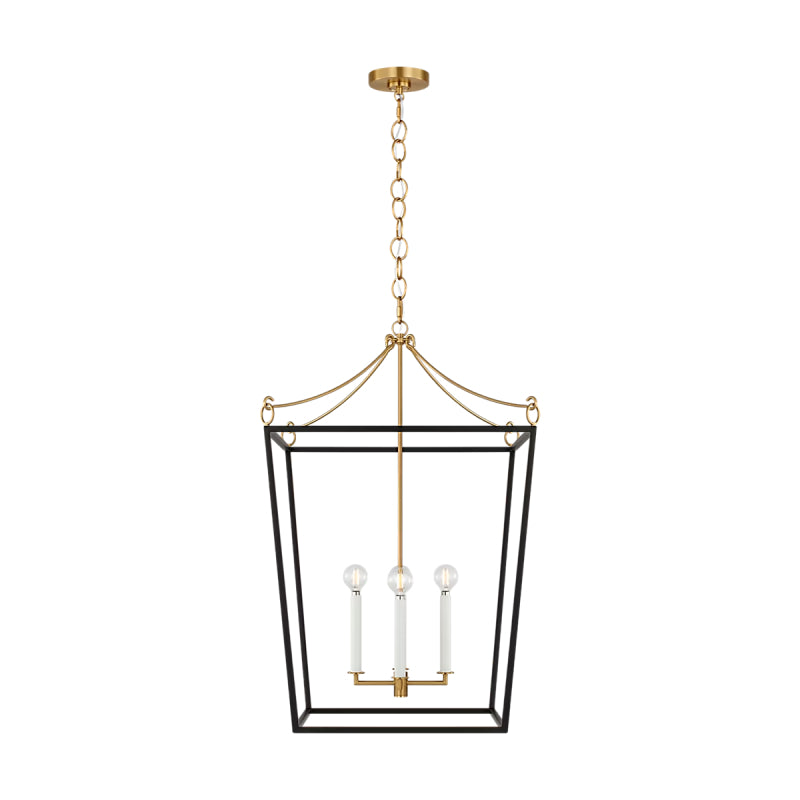 Visual Comfort KSC1194 Carlyle 4-lt 21" Pendant - Midnight Black