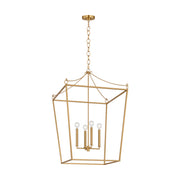 Visual Comfort KSC1204 Carlyle 4-lt 24" Pendant - Burnished Brass