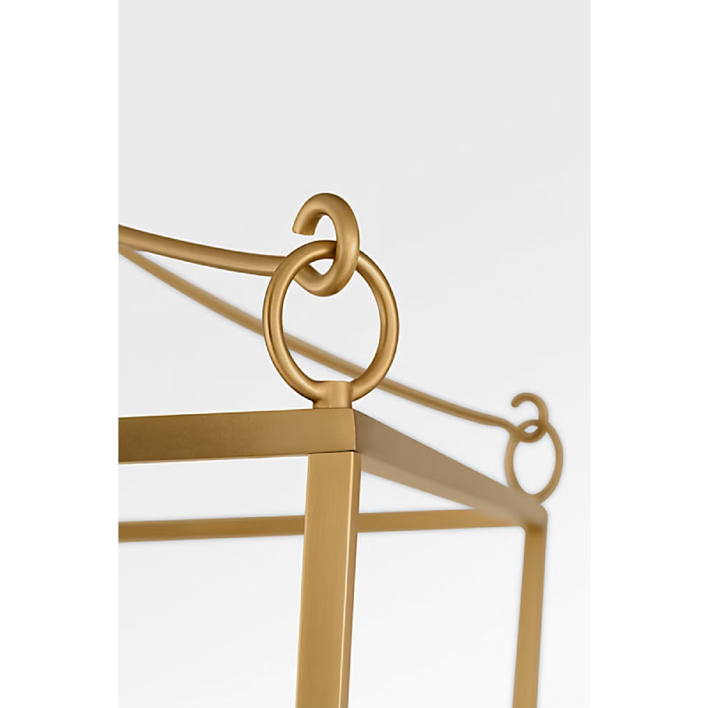 Visual Comfort KSC1204 Carlyle 4-lt 24" Pendant - Burnished Brass
