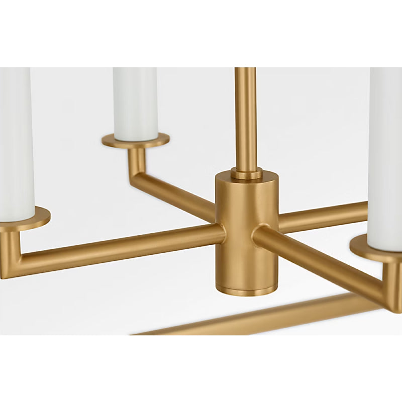 Visual Comfort KSC1204 Carlyle 4-lt 24" Pendant - Burnished Brass