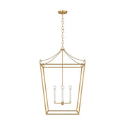 Visual Comfort KSC1204 Carlyle 4-lt 24" Pendant - Burnished Brass