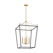 Visual Comfort KSC1204 Carlyle 4-lt 24" Pendant - Midnight Black