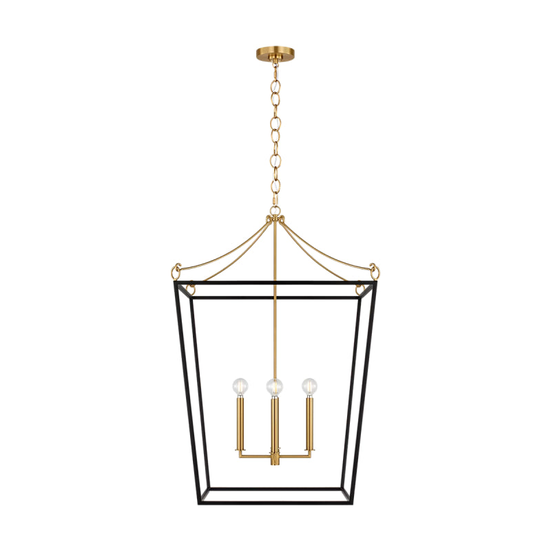 Visual Comfort KSC1204 Carlyle 4-lt 24" Pendant - Midnight Black