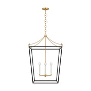 Visual Comfort KSC1204 Carlyle 4-lt 24" Pendant - Midnight Black