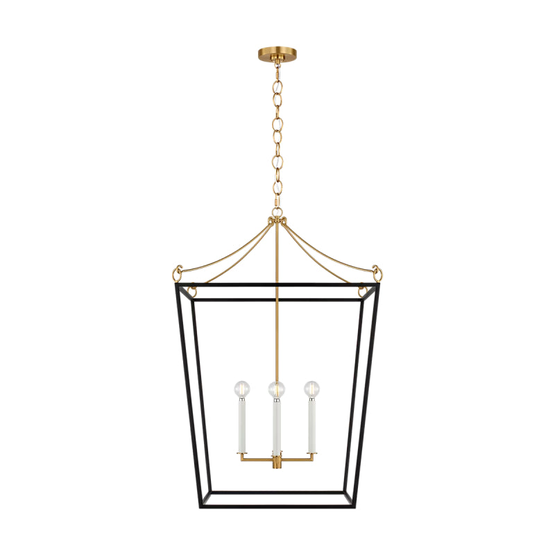 Visual Comfort KSC1204 Carlyle 4-lt 24" Pendant - Midnight Black