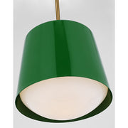 Visual Comfort KSP1141 Draper 1-lt 12" Small Pendant - Green