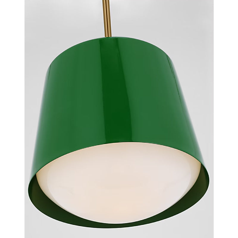 Visual Comfort KSP1141 Draper 1-lt 12" Small Pendant - Green
