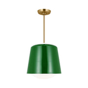 Visual Comfort KSP1141 Draper 1-lt 12" Small Pendant - Green