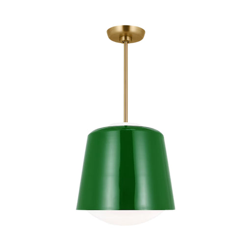 Visual Comfort KSP1141 Draper 1-lt 12" Small Pendant - Green