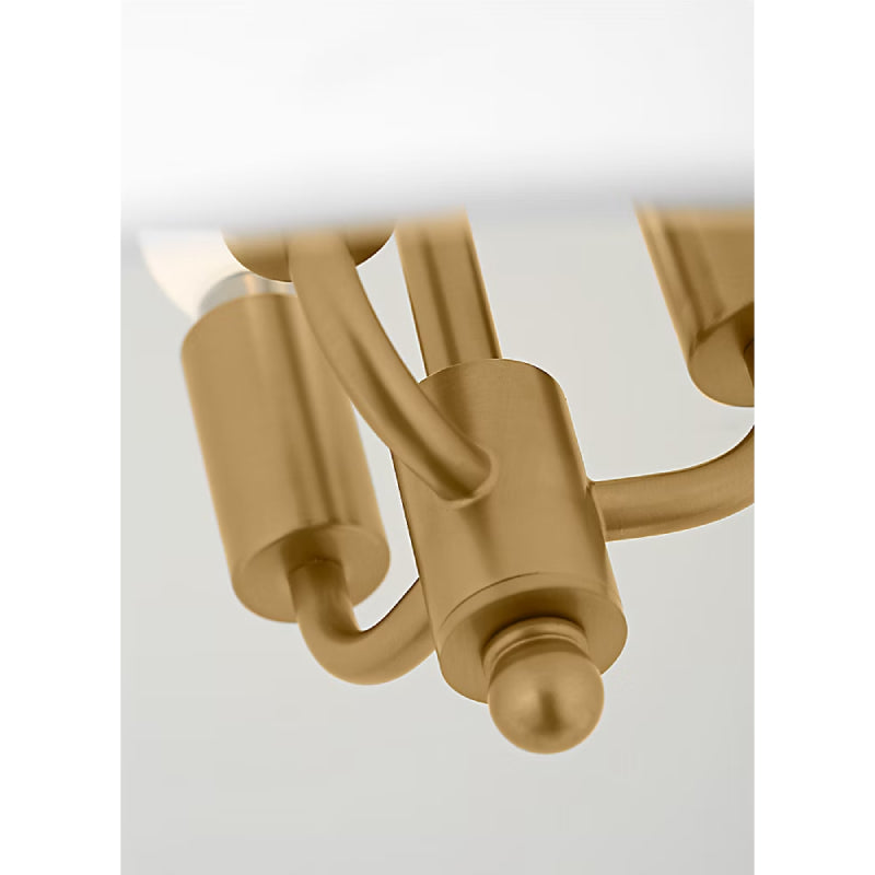 Visual Comfort KSP1213 Beauvoir 3-lt 18" Pendant - Burnished Brass