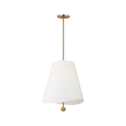 Visual Comfort KSP1213 Beauvoir 3-lt 18" Pendant - Burnished Brass