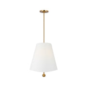 Visual Comfort KSP1213 Beauvoir 3-lt 18" Pendant - Burnished Brass