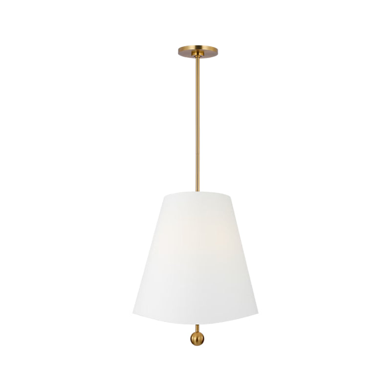 Visual Comfort KSP1213 Beauvoir 3-lt 18" Pendant - Burnished Brass