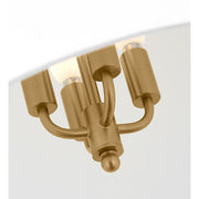 Visual Comfort KSP1224 Beauvoir 4-lt 24" Pendant - Burnished Brass