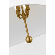 Visual Comfort KSP1224 Beauvoir 4-lt 24" Pendant - Burnished Brass