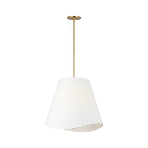 Visual Comfort KSP1224 Beauvoir 4-lt 24" Pendant - Burnished Brass