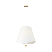 Visual Comfort KSP1224 Beauvoir 4-lt 24" Pendant - Burnished Brass