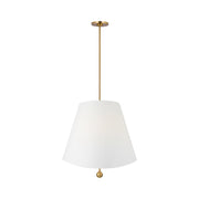 Visual Comfort KSP1224 Beauvoir 4-lt 24" Pendant - Burnished Brass