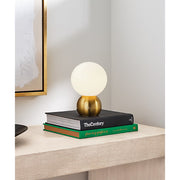 Visual Comfort KST1231-L1 Suki 1-lt 8" Tall LED Rechargeable Table Lamp - Burnished Brass