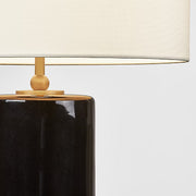 Visual Comfort KST1241 Lauren 1-lt 26" Tall Table Lamp - Black Ceramic