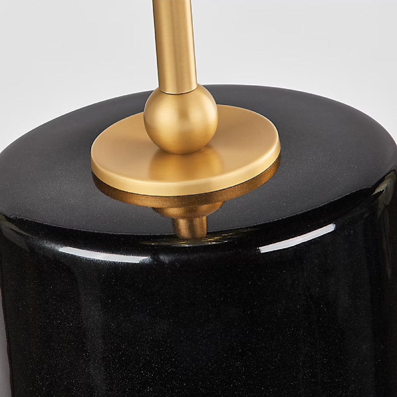 Visual Comfort KST1241 Lauren 1-lt 26" Tall Table Lamp - Black Ceramic