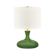 Visual Comfort KST1251 Amber 1-lt 21" Tall Table Lamp - Green