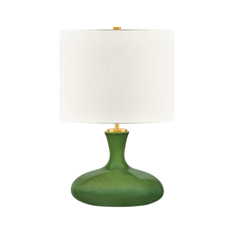 Visual Comfort KST1251 Amber 1-lt 21" Tall Table Lamp - Green