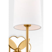 Visual Comfort KSW1181 Spencer 1-lt 14" Tall Wall Sconce - Burnished Brass