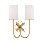 Visual Comfort KSW1192 Spencer 2-lt 14" Tall Wall Sconce - Burnished Brass
