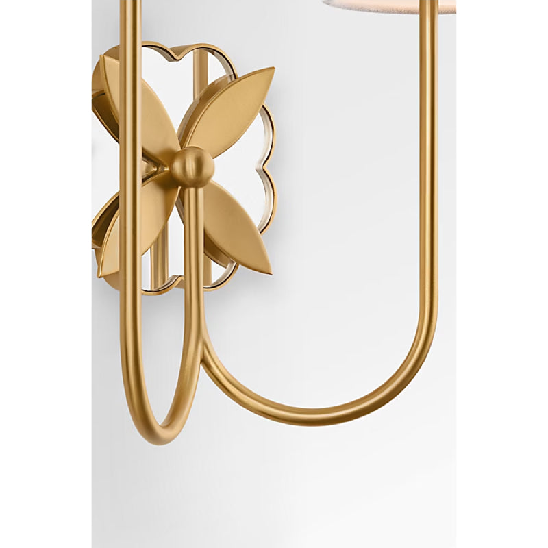 Visual Comfort KSW1192 Spencer 2-lt 14" Tall Wall Sconce - Burnished Brass