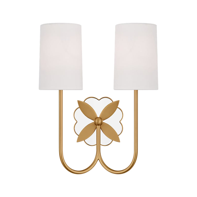 Visual Comfort KSW1192 Spencer 2-lt 14" Tall Wall Sconce - Burnished Brass