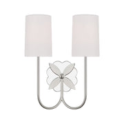 Visual Comfort KSW1192 Spencer 2-lt 14" Tall Wall Sconce - Polished Nickel