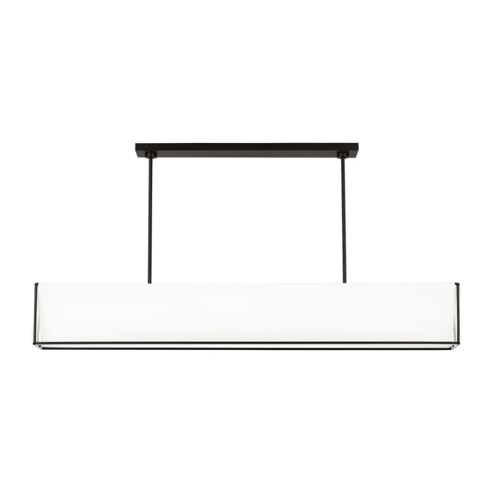 Visual Comfort KC1151 Velero 1-lt 56" LED Large Linear Chandelier - Aged Iron