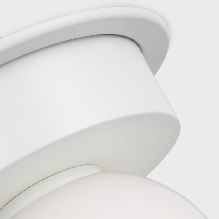 Visual Comfort KF1001 Nodes 1-lt 8" Flush Mount - Matte White