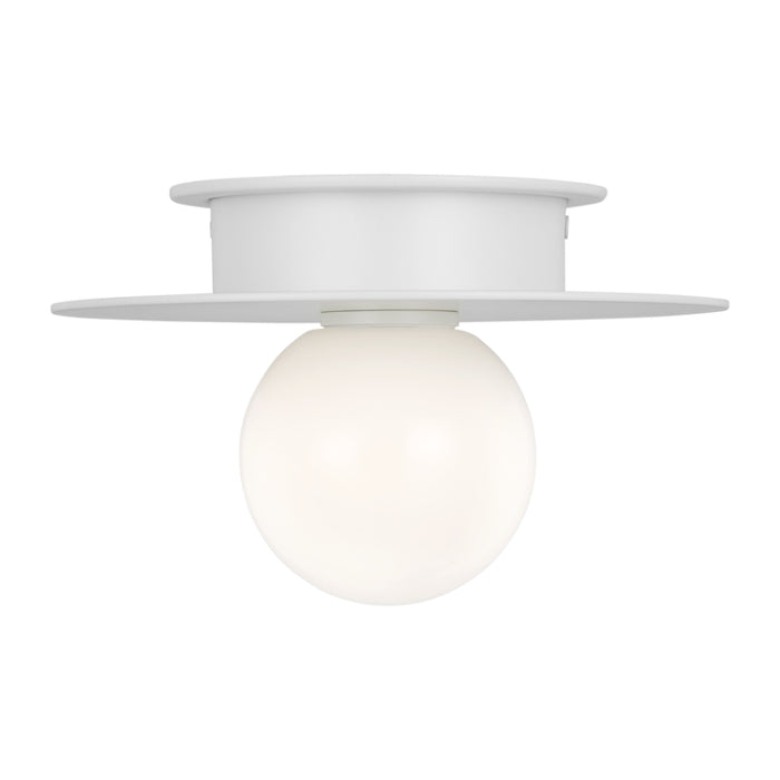 Visual Comfort KF1001 Nodes 1-lt 8" Flush Mount - Matte White