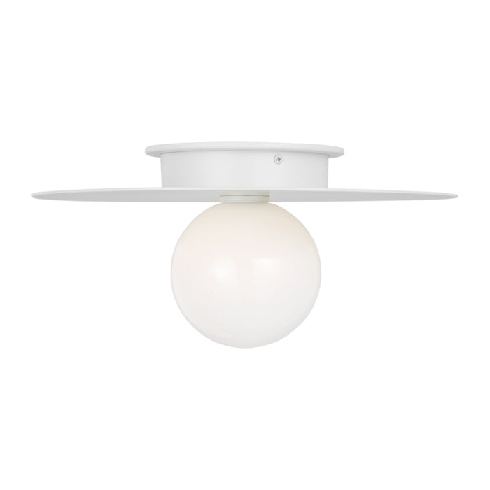 Visual Comfort KF1011 Nodes 1-lt 14" Flush Mount - Matte White