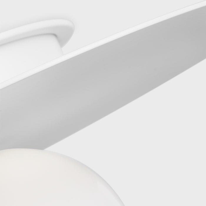 Visual Comfort KF1021 Nodes 1-lt 18" Flush Mount - Matte White