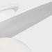 Visual Comfort KF1021 Nodes 1-lt 18" Flush Mount - Matte White