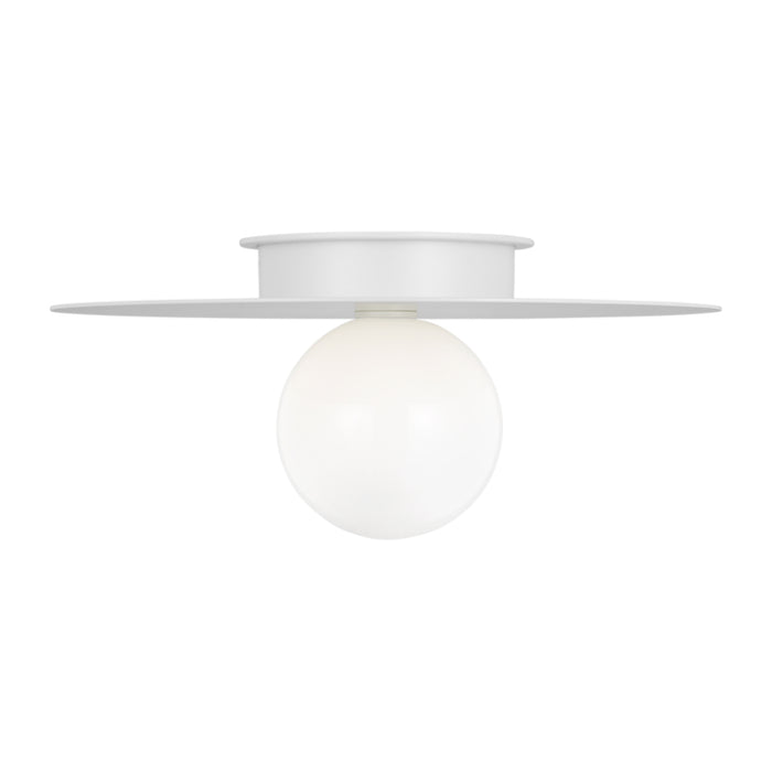 Visual Comfort KF1021 Nodes 1-lt 18" Flush Mount - Matte White
